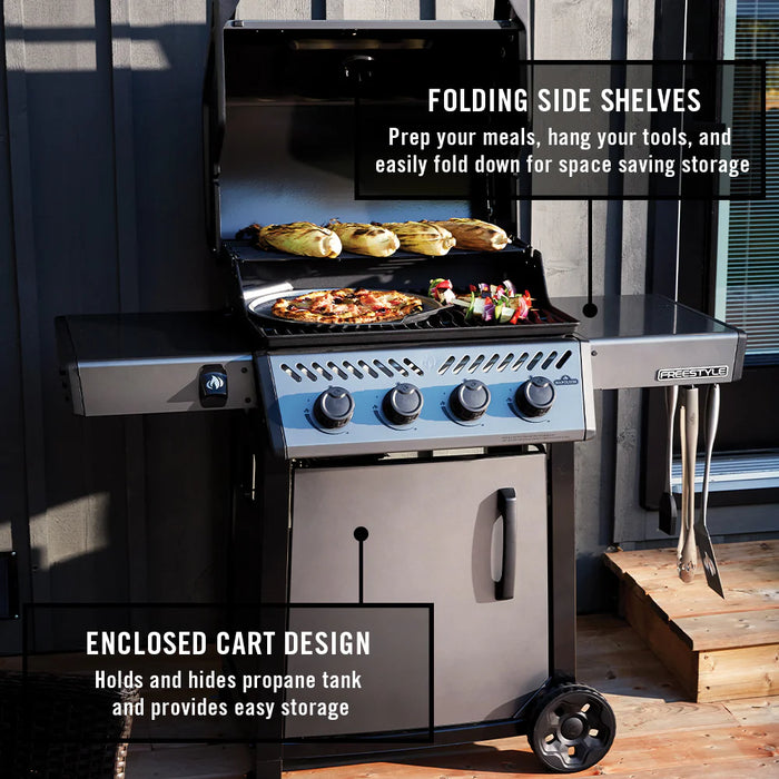 Napoleon Freestyle 425 Gas Grill On Cart